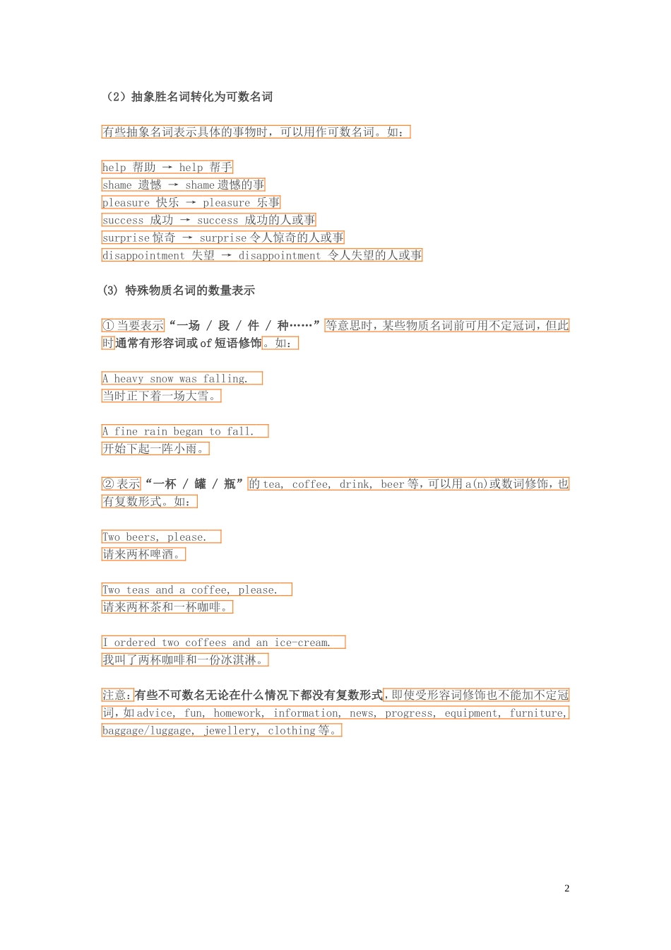 可数名词和不可数_第2页