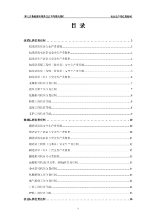 安全生产岗位责任制(1)