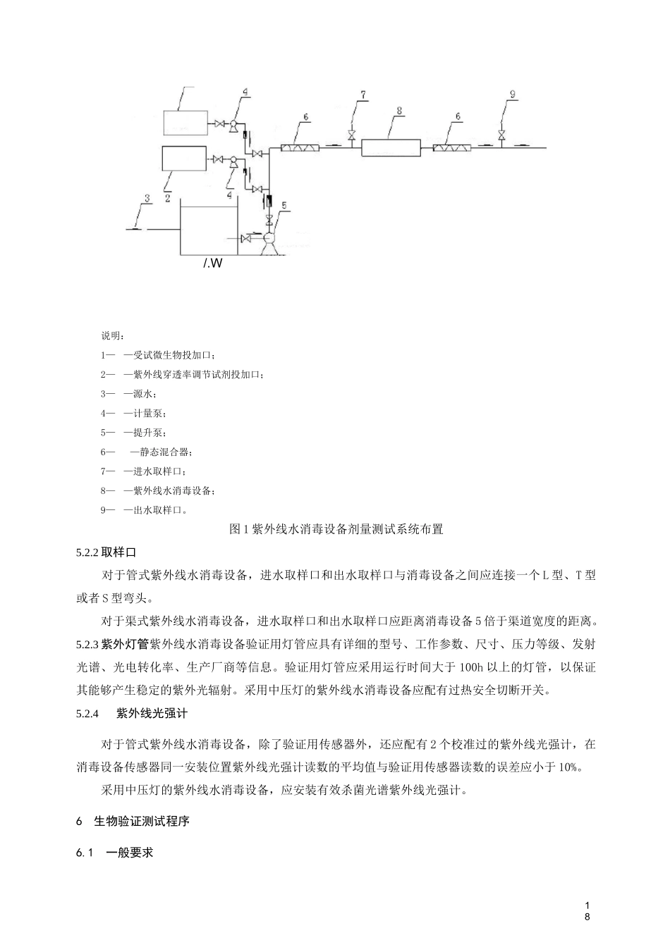 紫外线水消毒设备剂量测试方法_第3页