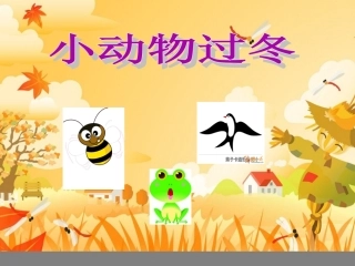 小动物过冬PPT课件