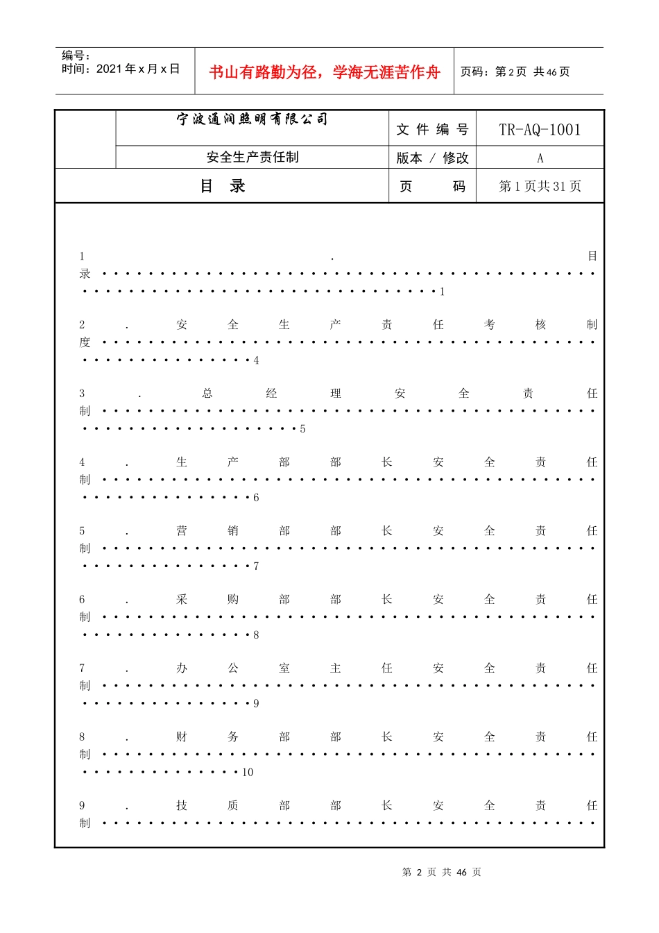 安全生产责任制XXXX04版_第2页