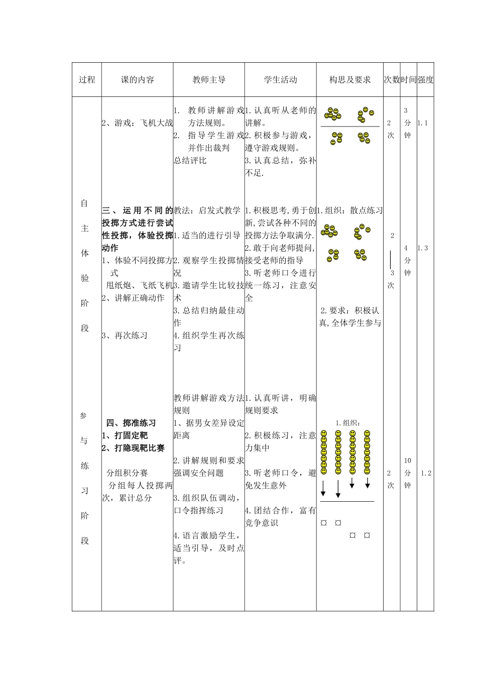 小学体育课《趣味投掷》教案 (2)_第2页