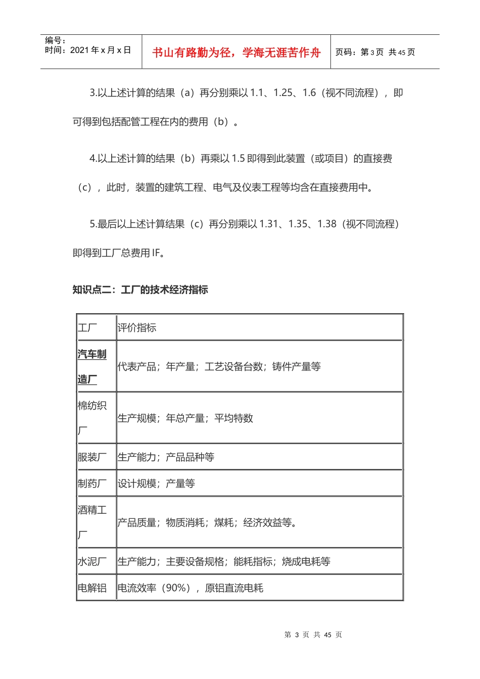 资产评估师机电设备评估各章知识点汇总_第3页