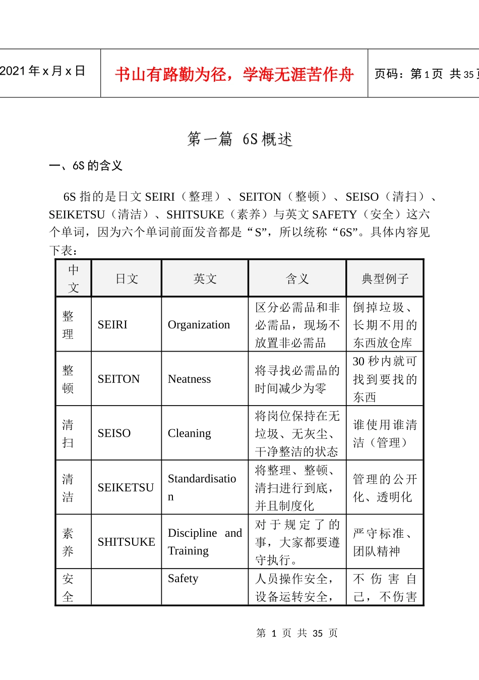 6S推行手册(正式版)_第2页