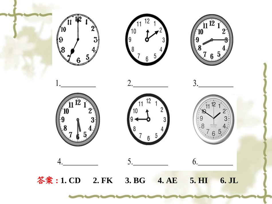 人教版新目标七下：Unit2Whattimedoyougotoschool阶段专题复习课件_第3页