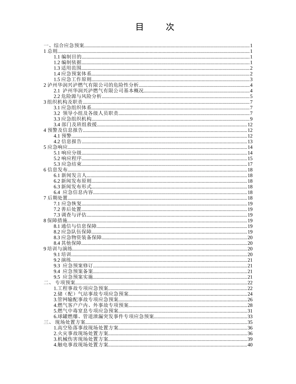 燃气公司安全生产事故综合应急预案(DOC48页)_第3页
