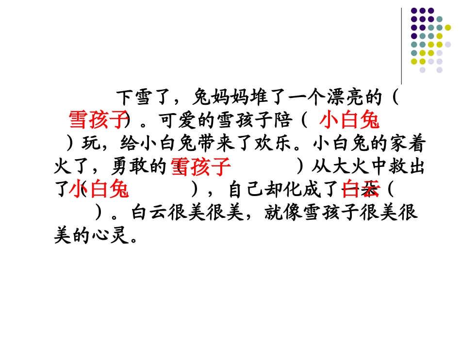 《雪孩子》课件_第3页