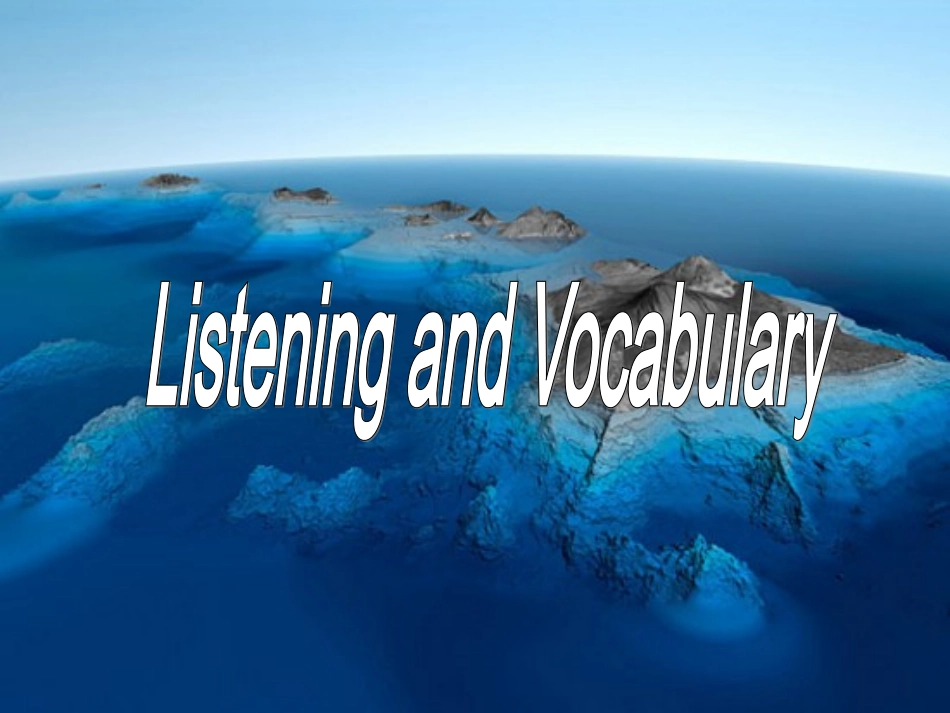 外研版Book3Module3Listeningandvocabulary&Pronunciation&EverydayEnglishPPT_第3页