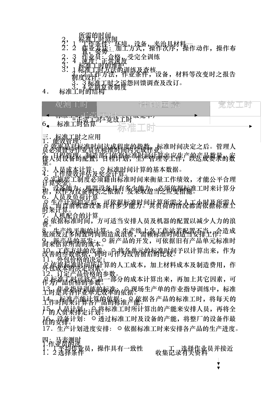 IE标准工时（DOC 12页）_第2页