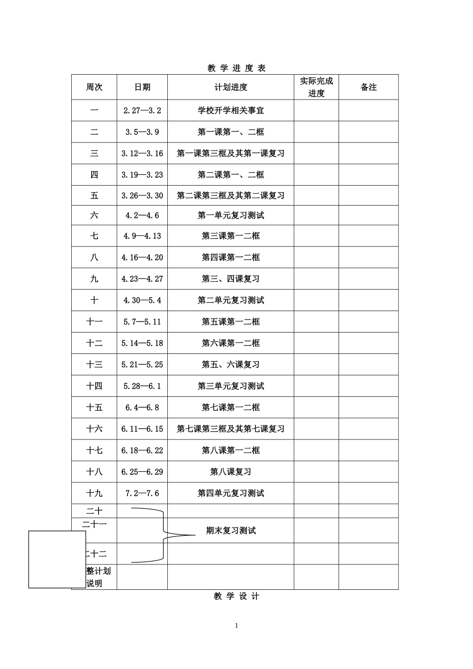 2014年上期原创七年级思想品德下册教案(全册)_第2页
