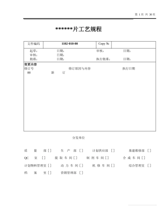 原料药工艺流程图和质量控制要点