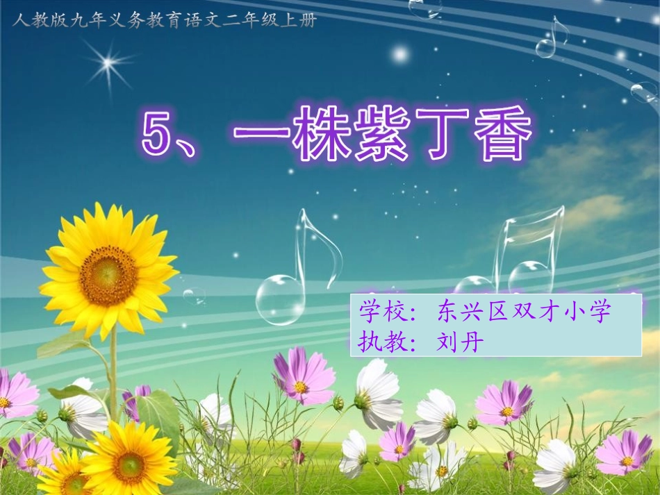 一株紫丁香课件_第1页