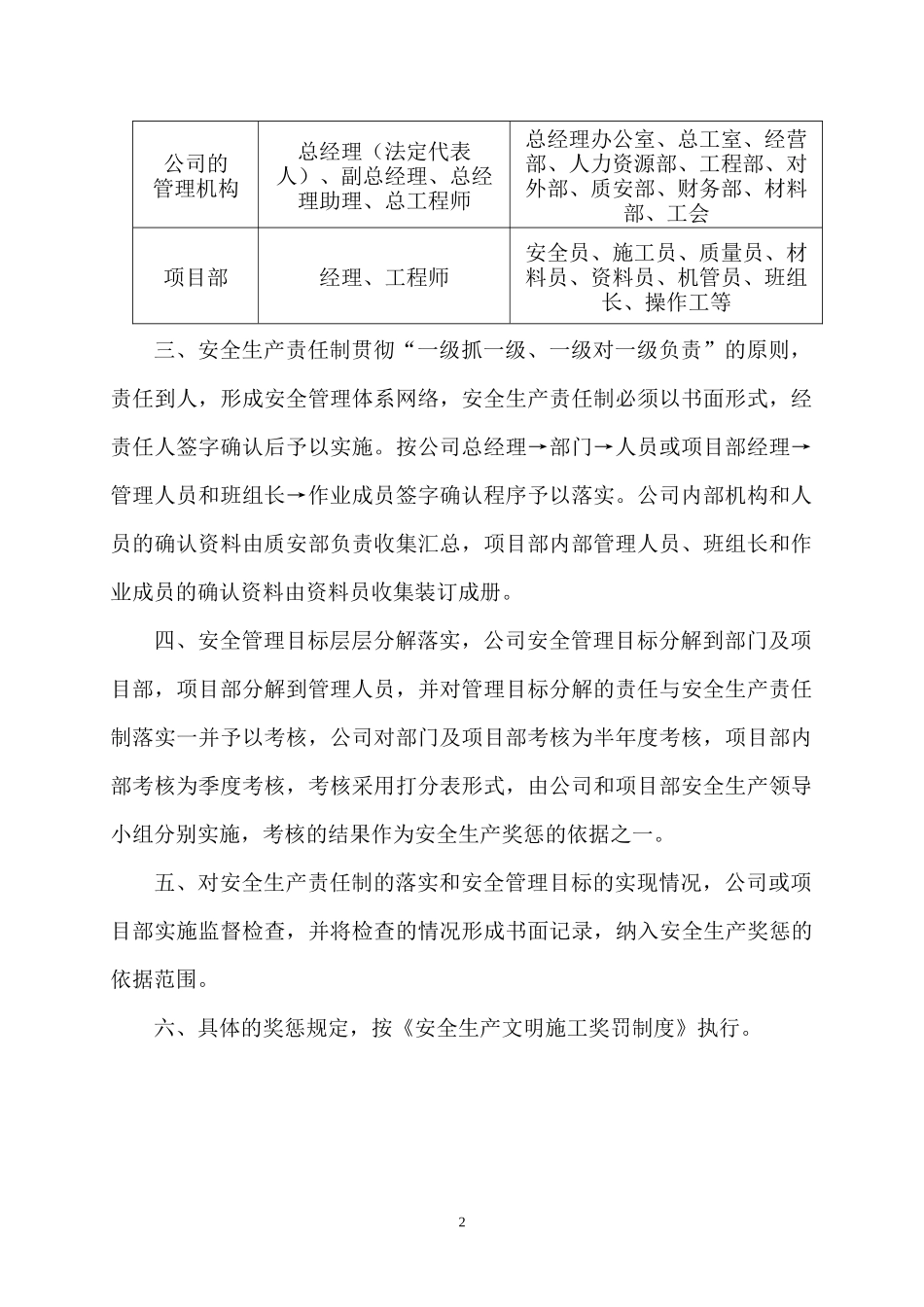 安全生产责任制度范本(DOC 63页)_第2页