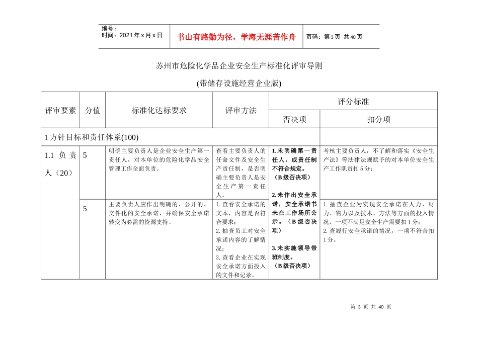 苏州市危险化学品企业安全生产标准化评审导则(带储存设_第3页
