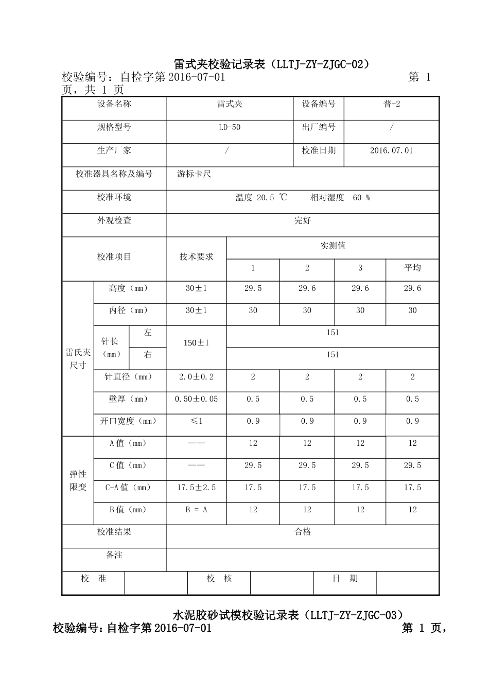 仪器设备自校记录表(DOC45页)_第2页