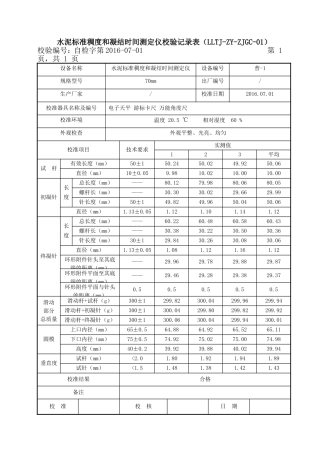 仪器设备自校记录表(DOC45页)