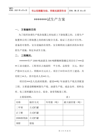 试生产方案15697926