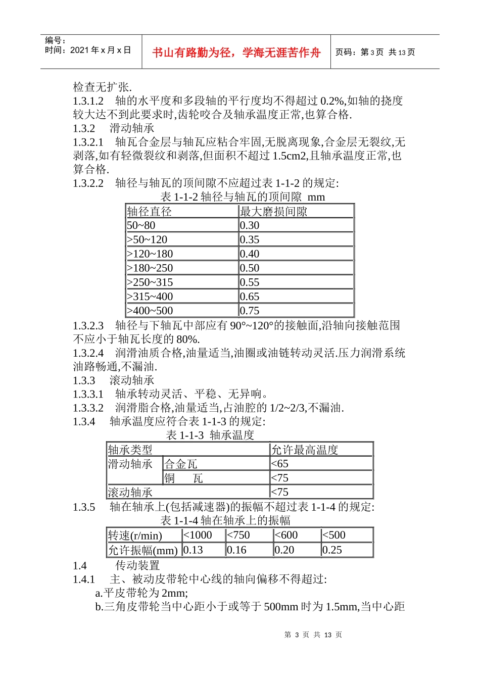 机电设备检修完好标准论述_第3页