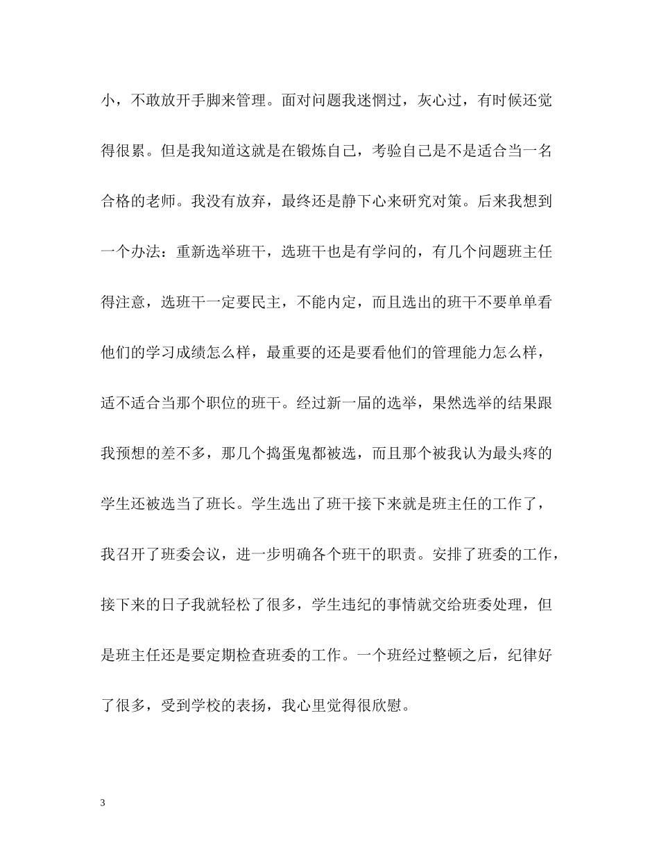 班主任工作总结32_第3页