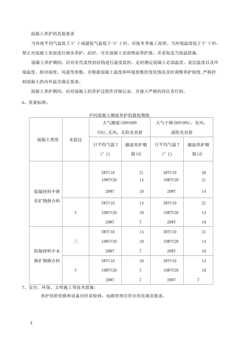 混凝土养护技术交底_第3页