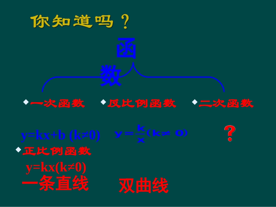 华师大版九下261《二次函数》课件1_第3页