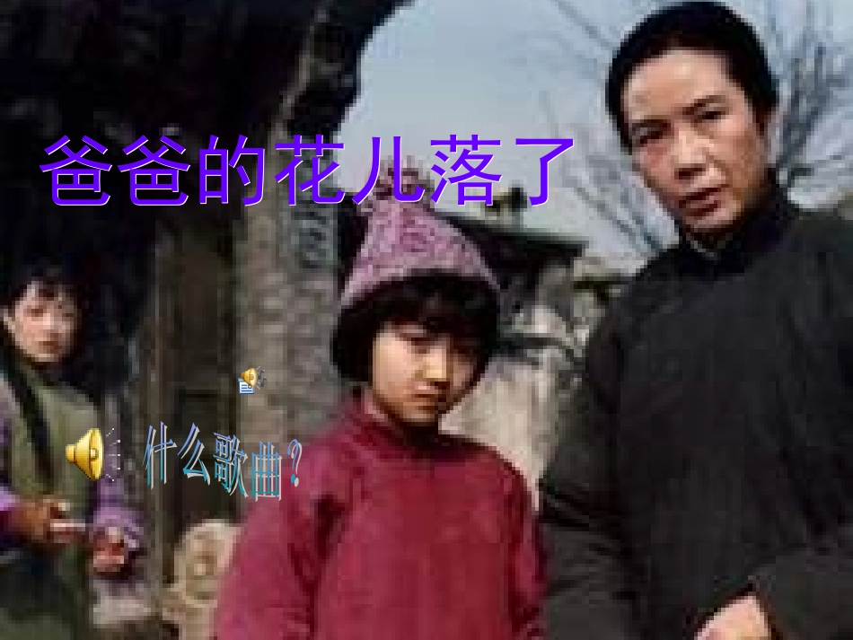 《爸爸的花儿落了》课件_第1页