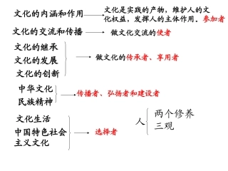 文化生活结构图