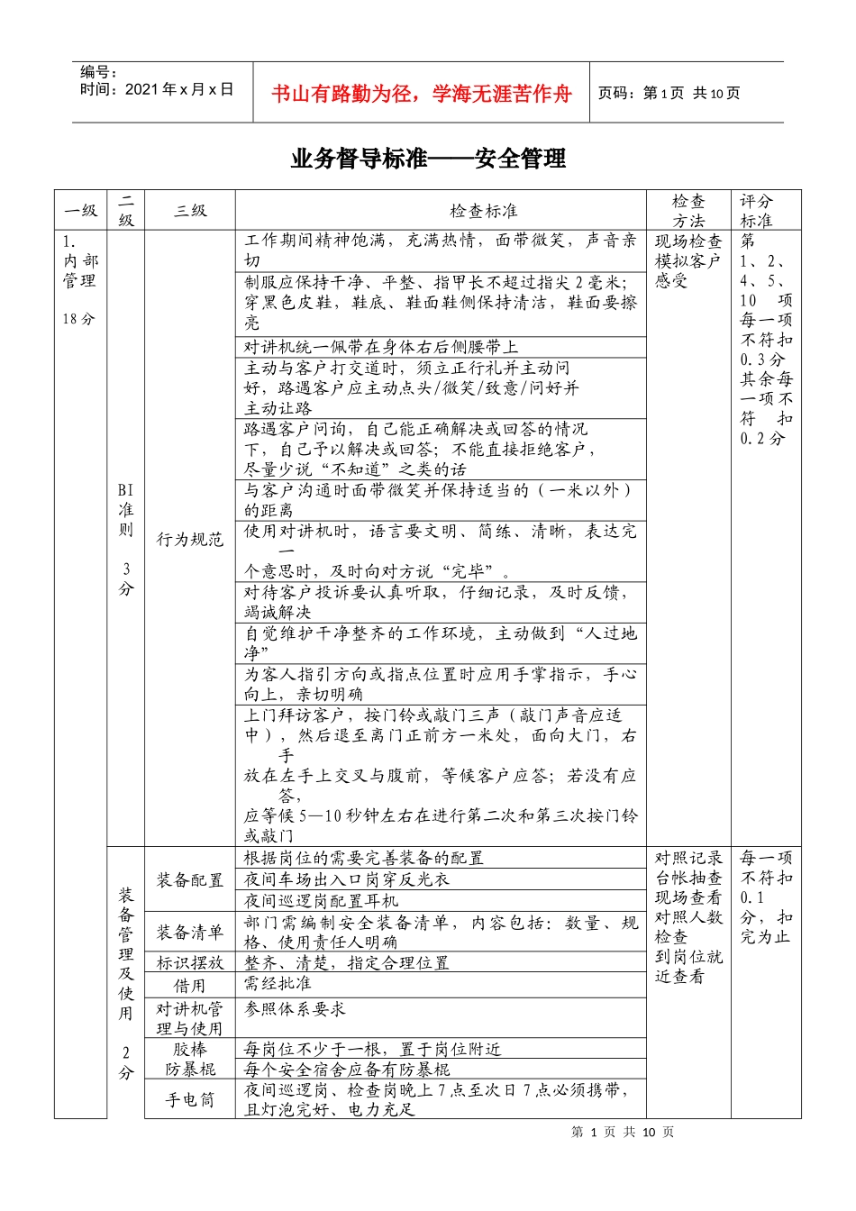 安全督导标准_第1页