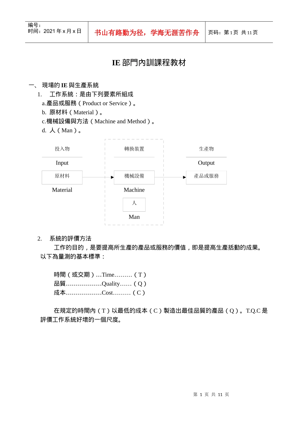 IE部門內訓課程教材_第1页