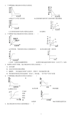 化学图像选择题-解析