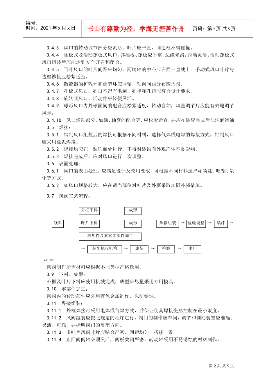 003风管部件制作工艺(DOC5页)_第2页