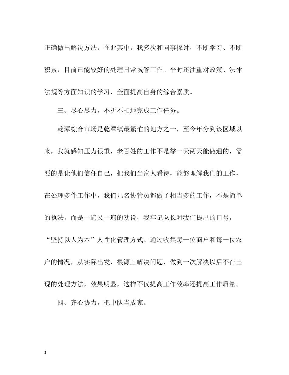 城管个人年终工作总结_第3页