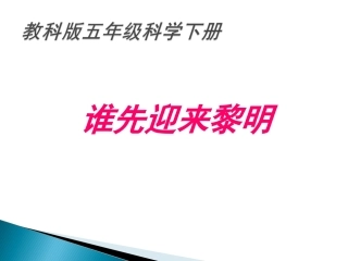 谁先迎来黎明 (4)