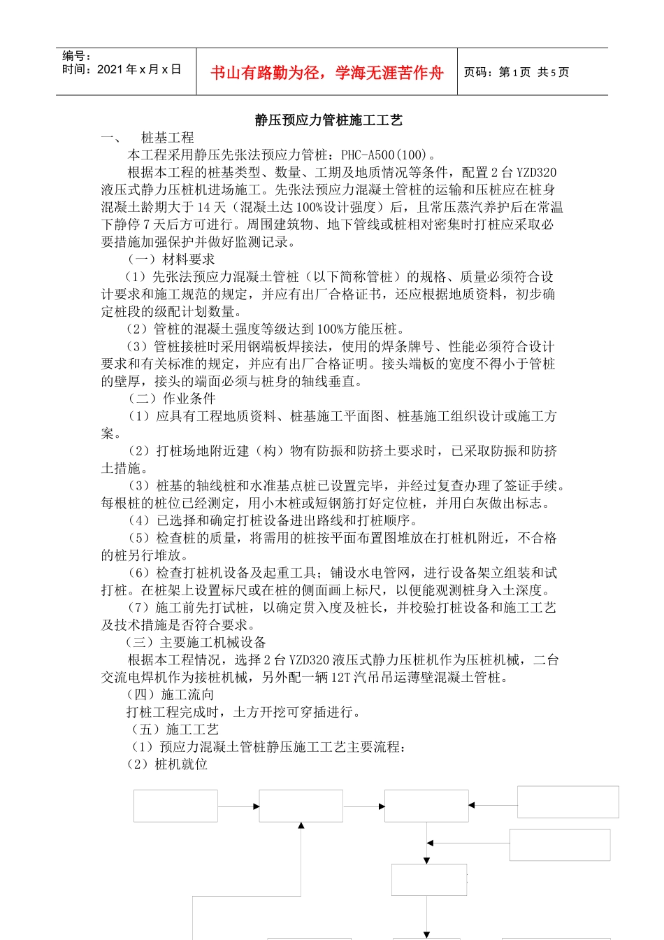 静压管桩施工工艺_第1页