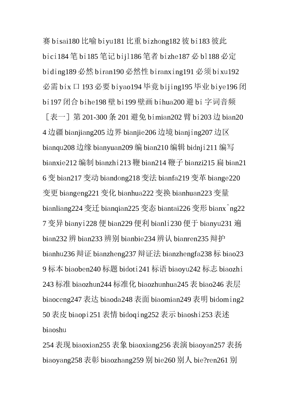 【国语学习】普通话水平测试用普通话词语表_第3页