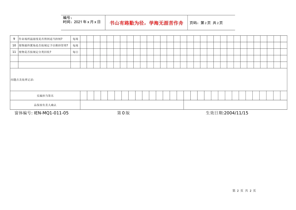 IEN01105定期巡檢查檢表_第2页