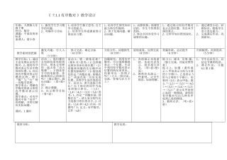 《711有序数对》教学设计