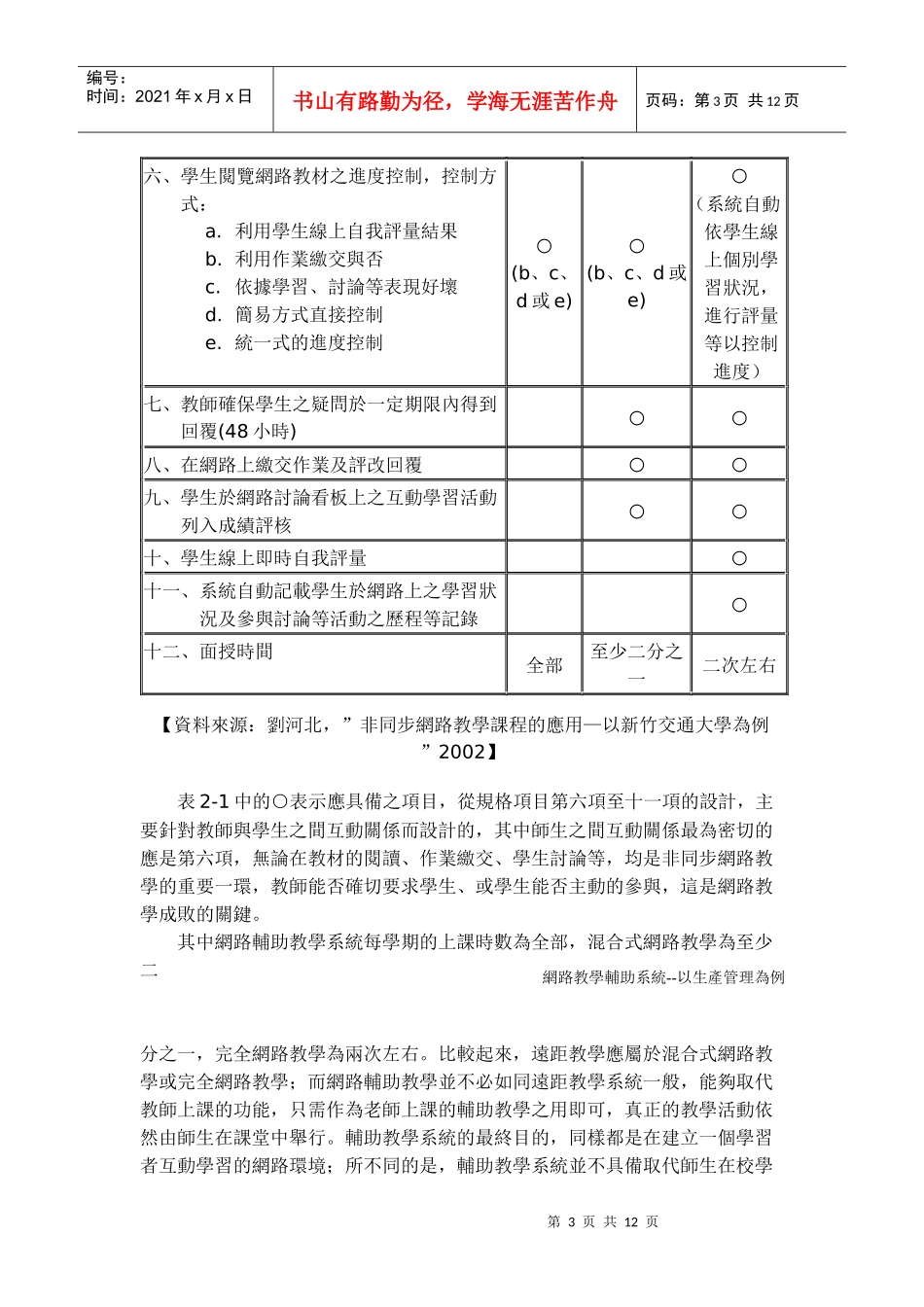 网路辅助教学系统以生产管理为例_第3页