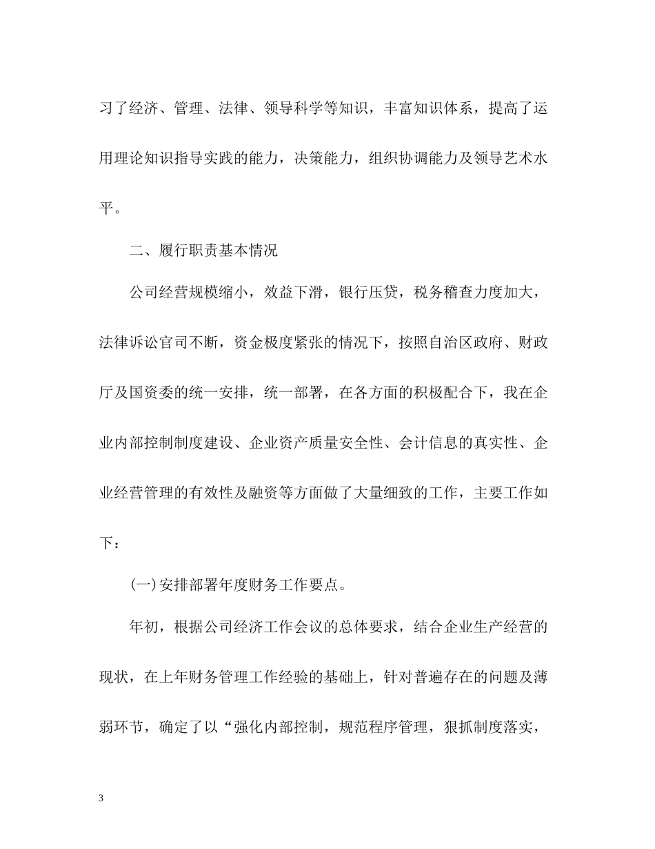 公司财务负责人的个人工作总结_第3页