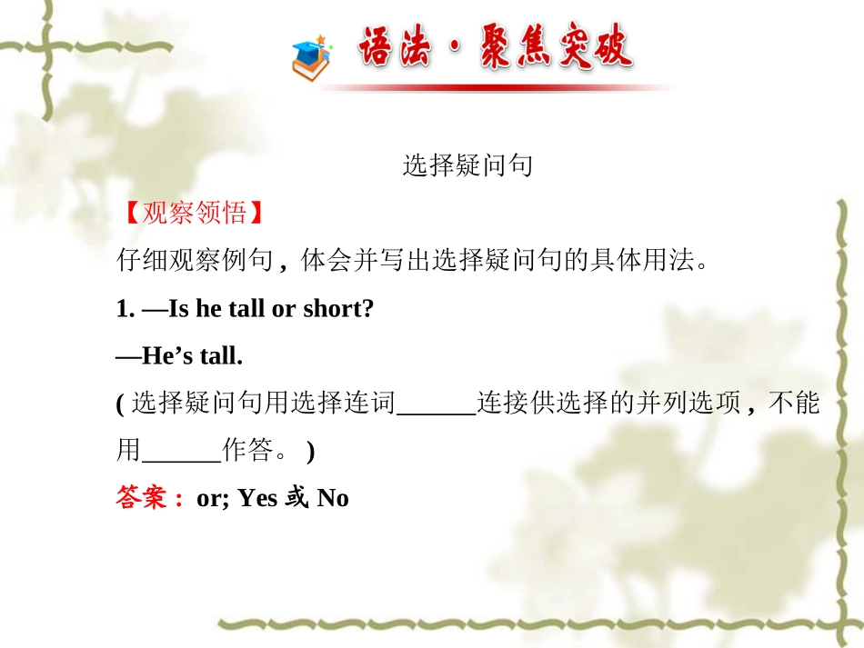 人教版新目标七下：Unit9Whatdoeshelooklike阶段专题复习课件_第2页