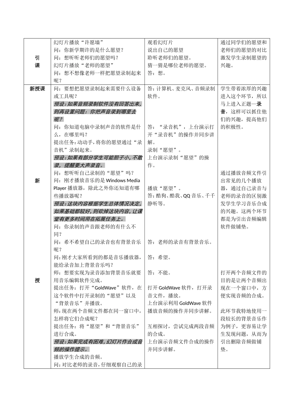 七下信息教案：第4课_编辑视频素材教案_第2页