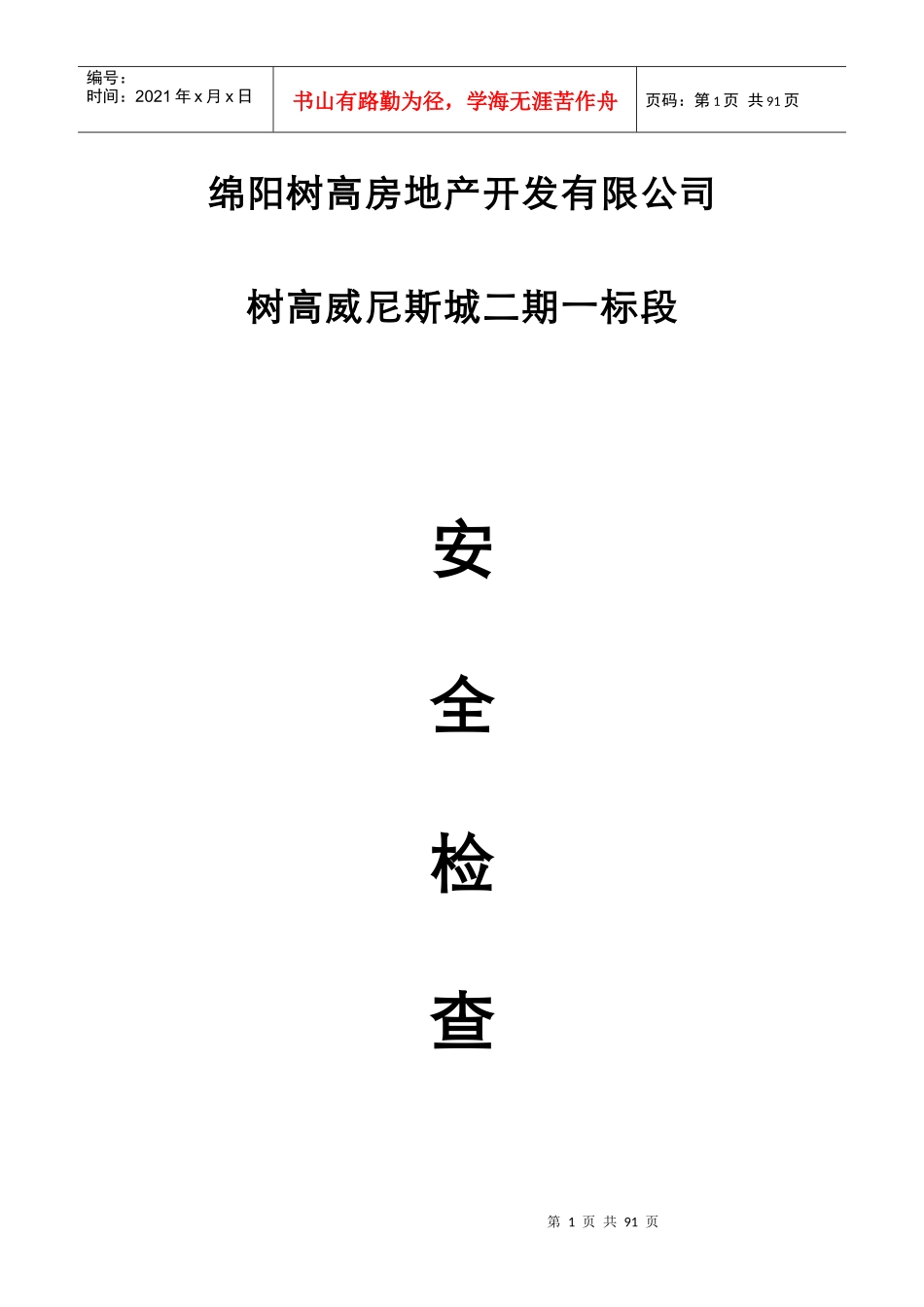 安全检查方案_第1页