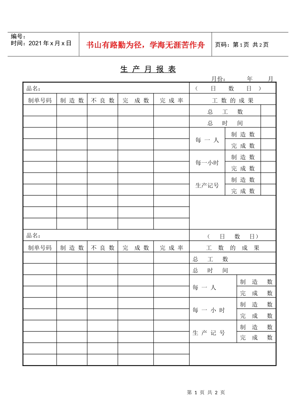 生产月报表(1)_第1页