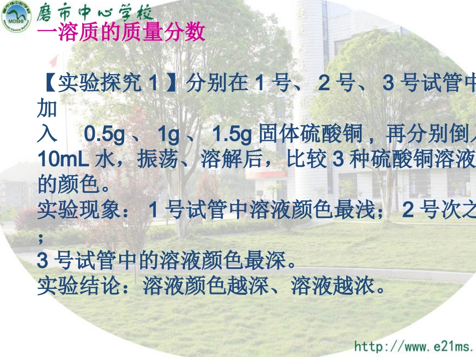 《溶液的浓度》课件_第2页