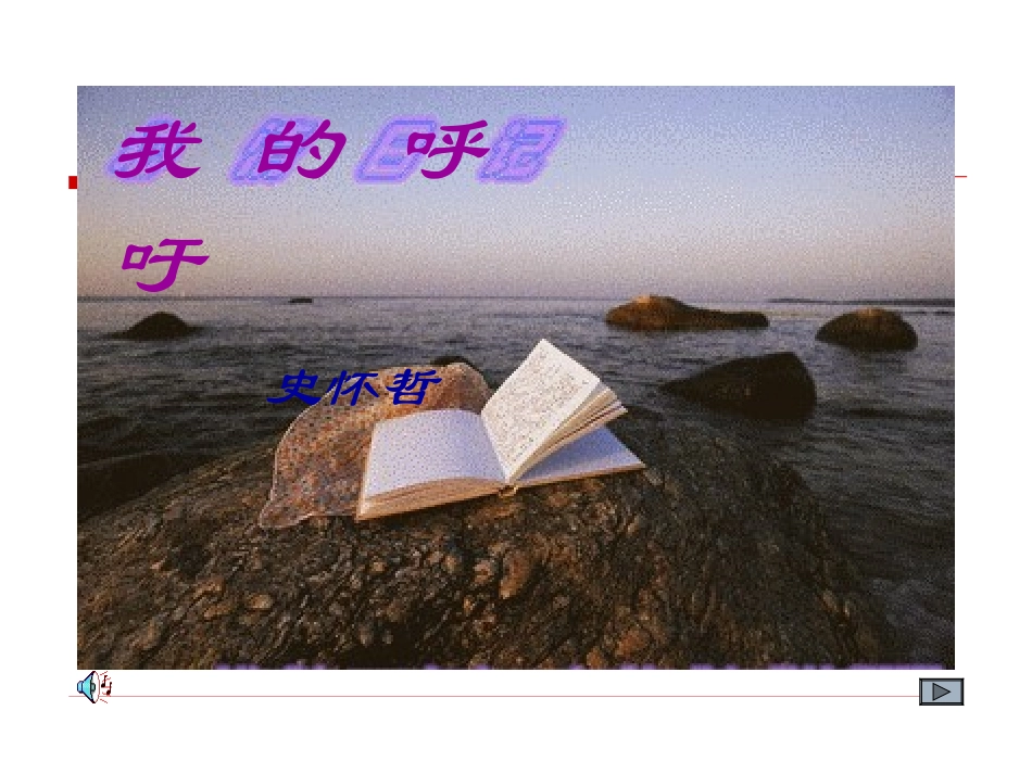 《我的呼吁》_第1页