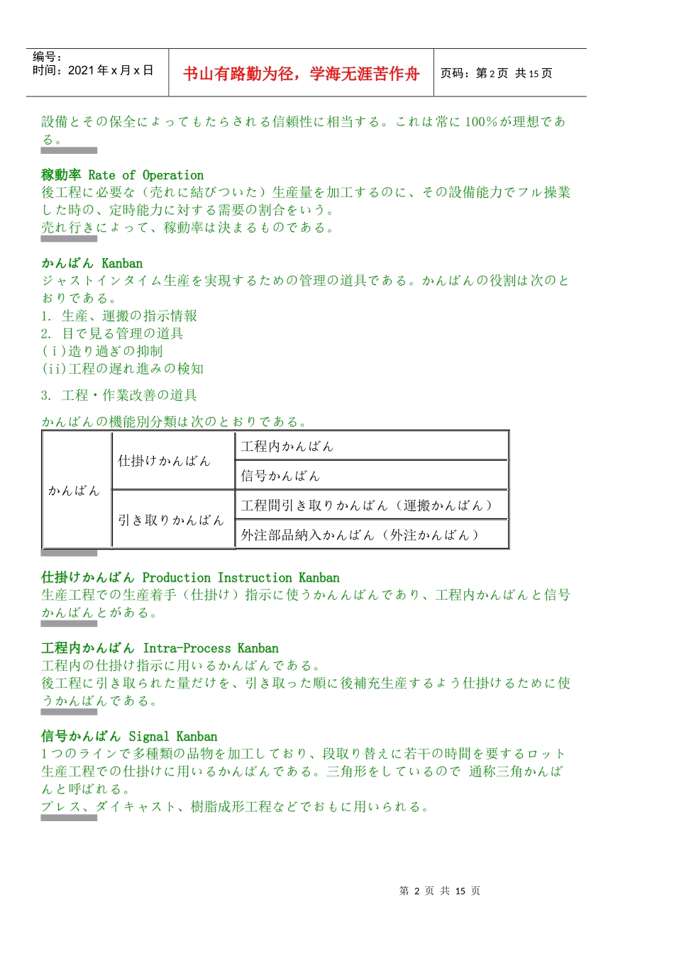 丰田生产方式用语_第2页