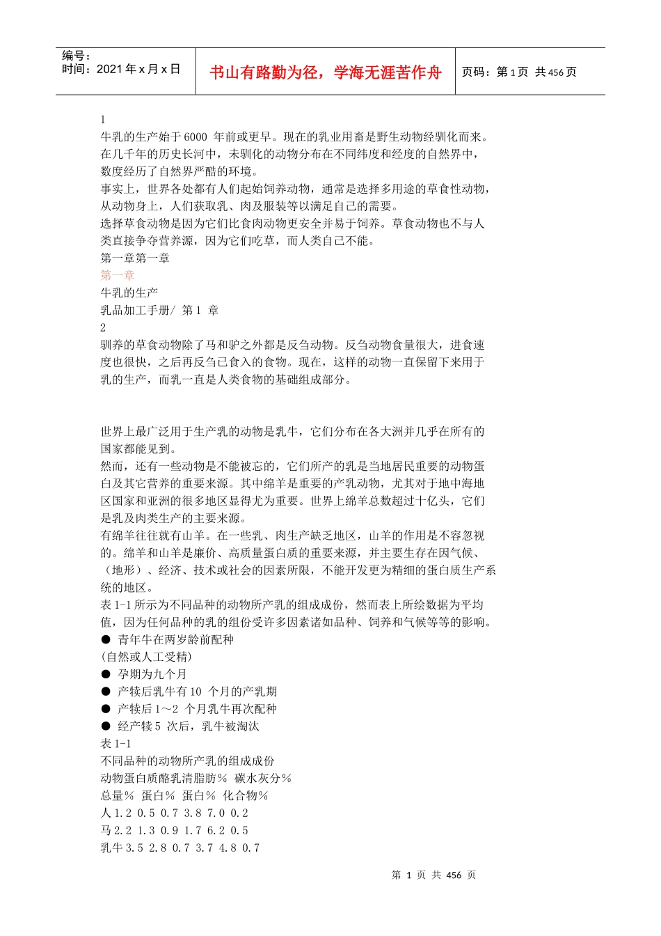 乳品工业加工手册_第1页