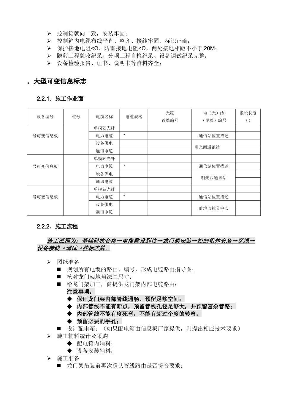 高速公路监控施工工艺(DOC14页)_第3页