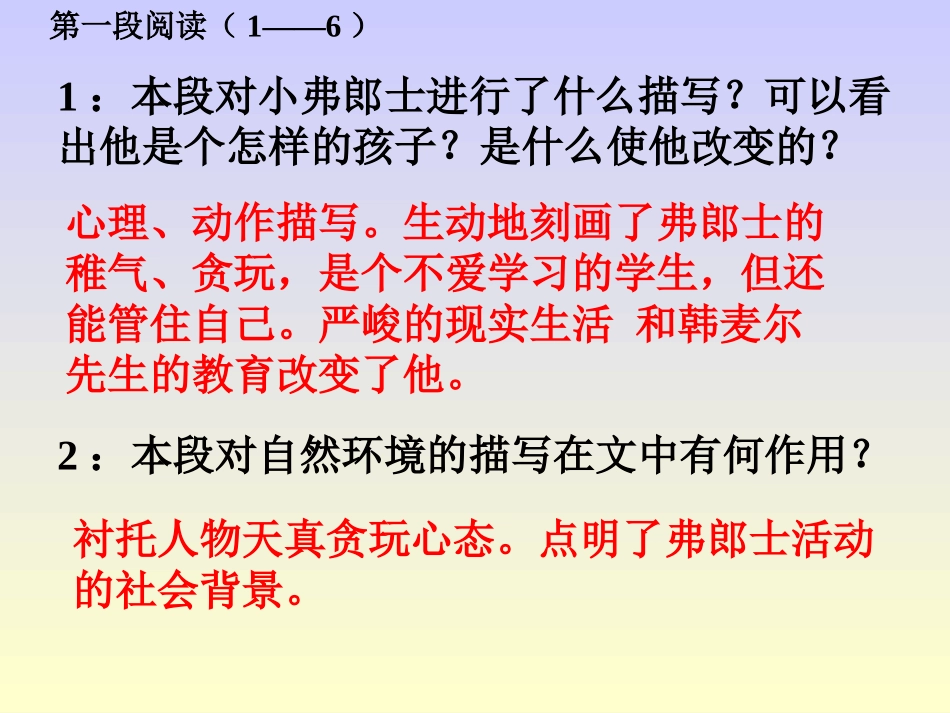 最后一课(复习课课件)_第1页