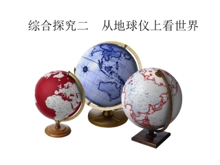 --观察地球仪